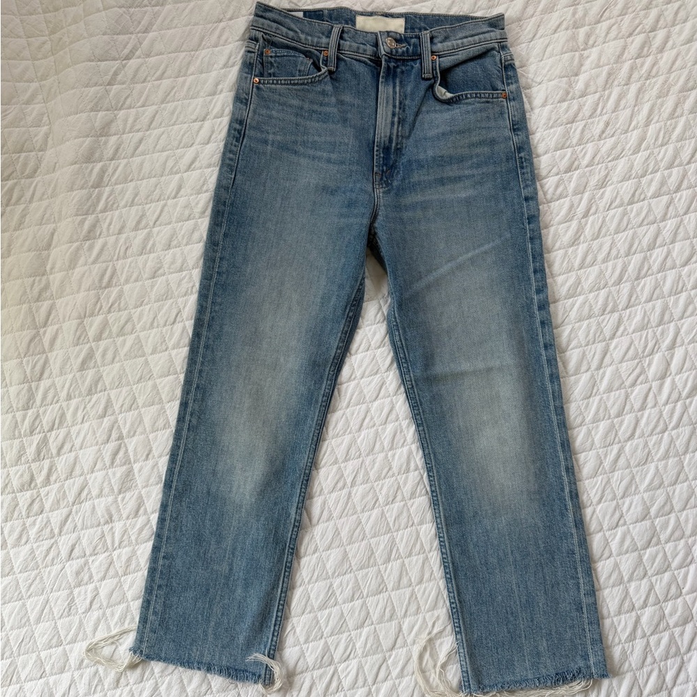 MOTHER high waisted rider ankle